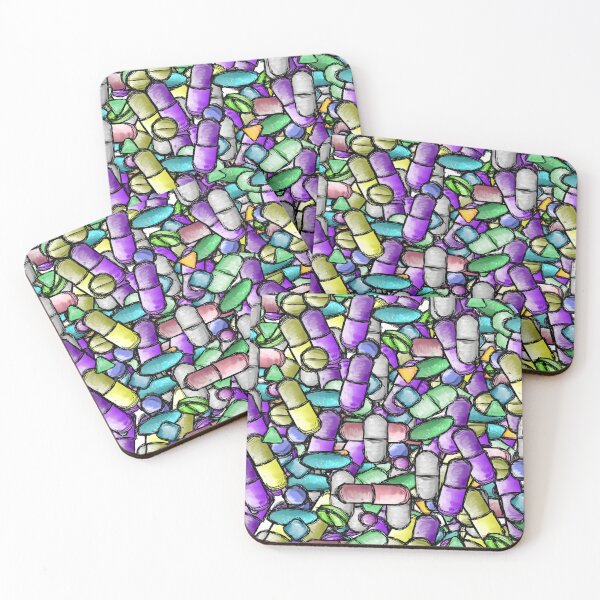 Item preview, Pharmacy Pills Multicolor Pattern designed and sold by RxBlockhead.