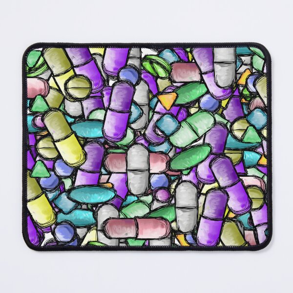 Item preview, Pharmacy Pills Multicolor Pattern designed and sold by RxBlockhead.