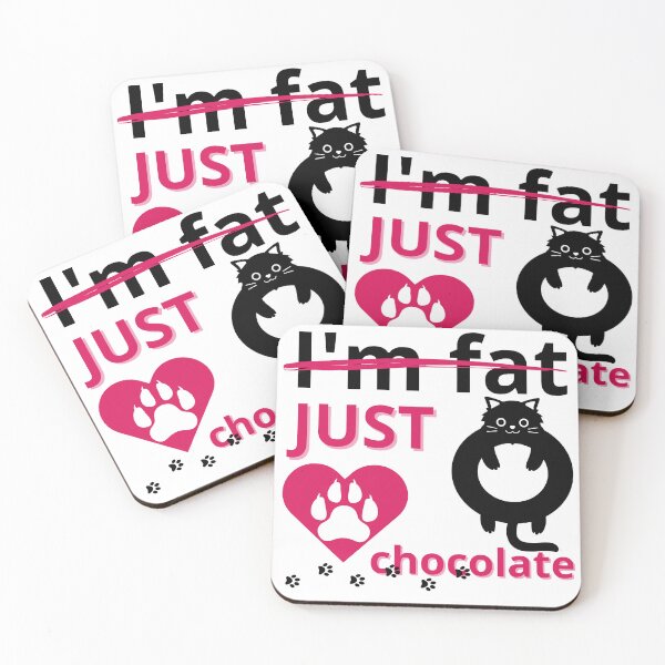 Item preview, I'm fat just love chocolate designed and sold by RESISTORART.