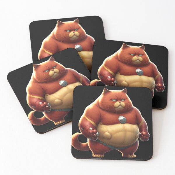 Item preview, Super Fat Ironman Cat - The Ultimate Feline Warrior designed and sold by ImmortalMayer.