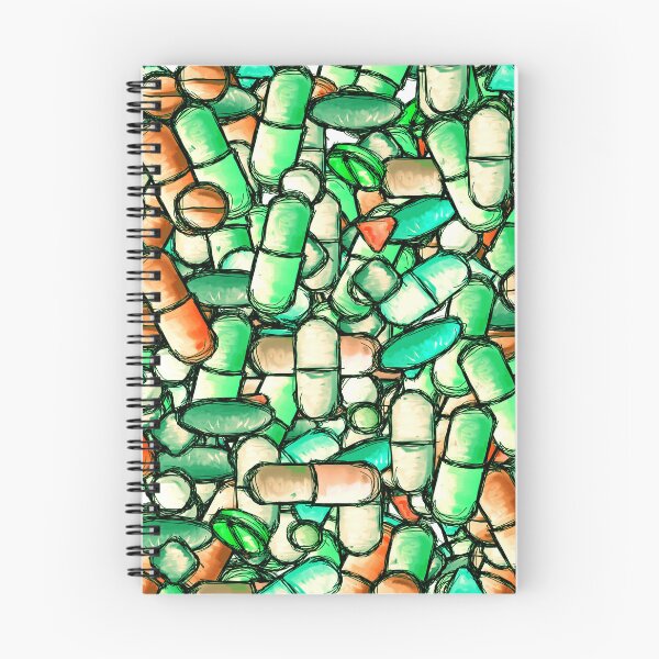 Item preview, Pharmacy Pills Green Pattern designed and sold by RxBlockhead.