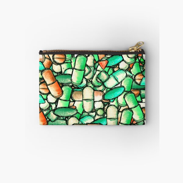 Item preview, Pharmacy Pills Green Pattern designed and sold by RxBlockhead.