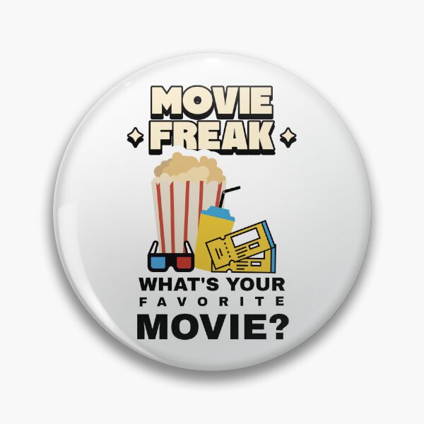 Item preview, Movie Freak, What's Your Favorite Movie designed and sold by crazydotdesigns.