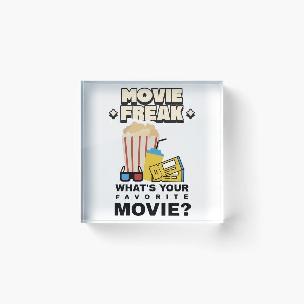 Item preview, Movie Freak, What's Your Favorite Movie designed and sold by crazydotdesigns.