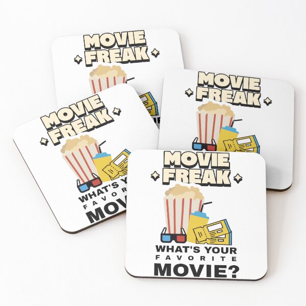 Item preview, Movie Freak, What's Your Favorite Movie designed and sold by crazydotdesigns.
