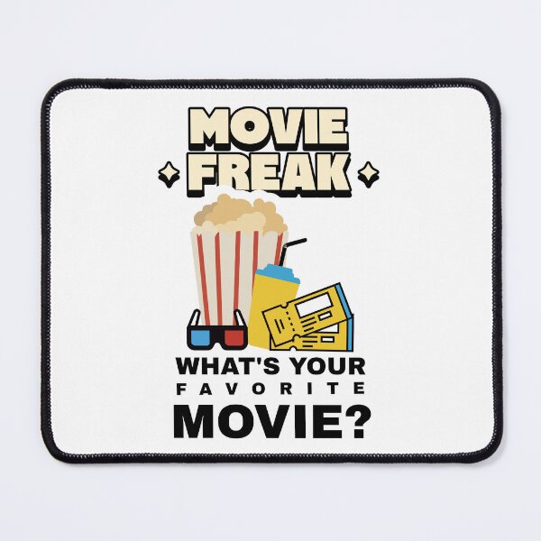 Item preview, Movie Freak, What's Your Favorite Movie designed and sold by crazydotdesigns.