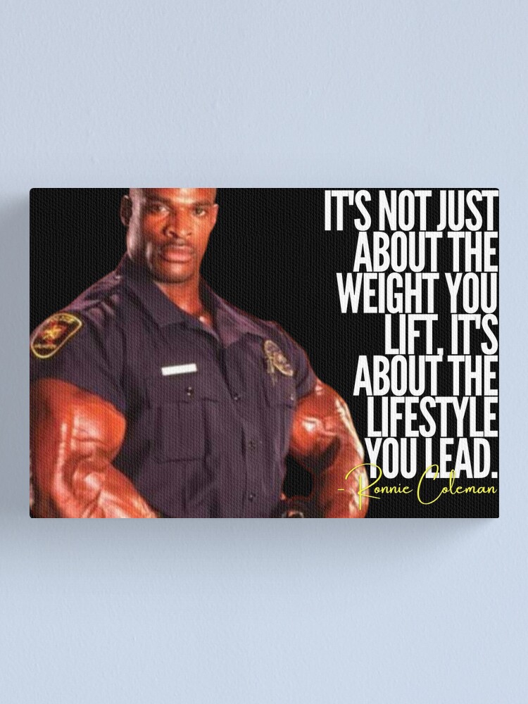 RONNIE COLEMAN - HEAVY A** WEIGHT QUOTE Coffee Mug for Sale by  HeavyLiftGift