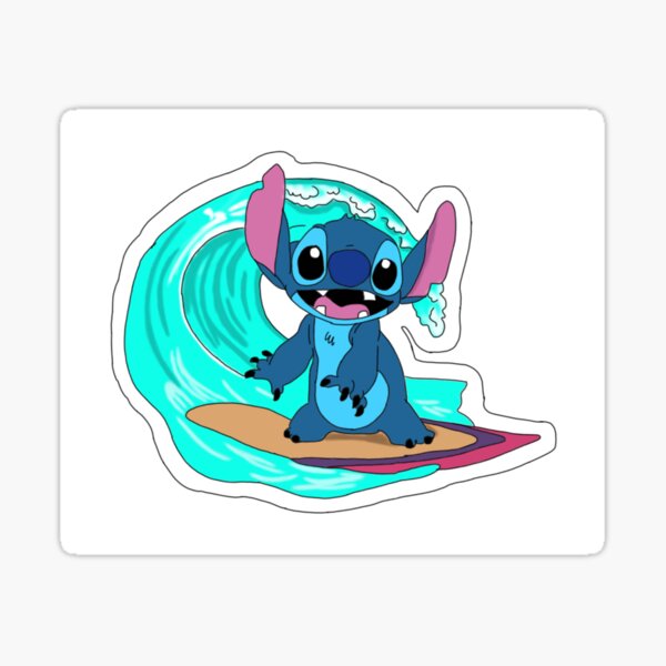 Stitch Surf Stickers for Sale