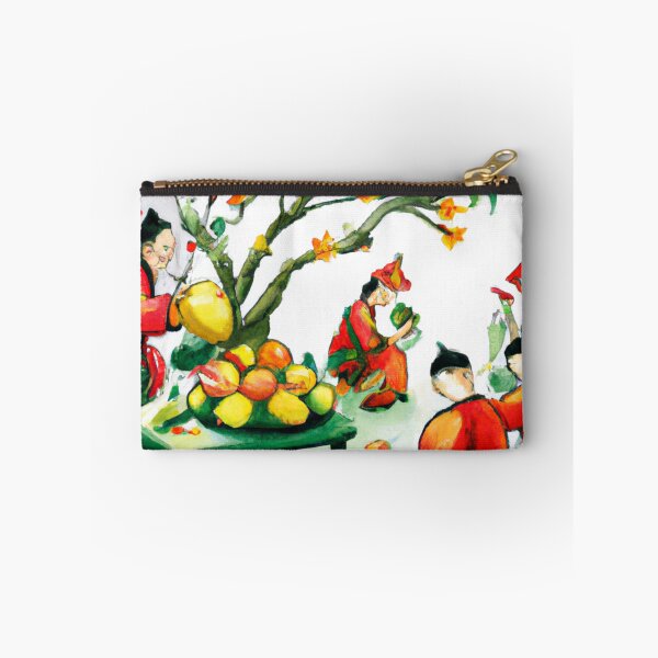 Item preview, Tet Vietnam , Vietnamese New Year , Watercolor Painting designed and sold by Color-Me-Blue.