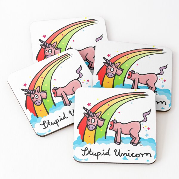 Item preview, The stupid unicorn loses his head designed and sold by chrisbears.