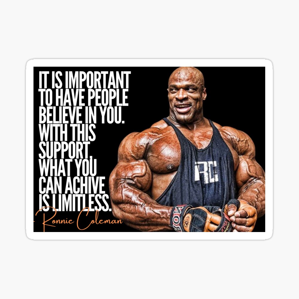 RONNIE COLEMAN - HEAVY A** WEIGHT QUOTE Coffee Mug for Sale by  HeavyLiftGift