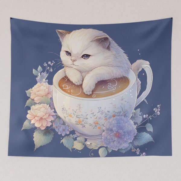 Item preview, Cute Anime Kawaii Cat designed and sold by Juliascutecornr.