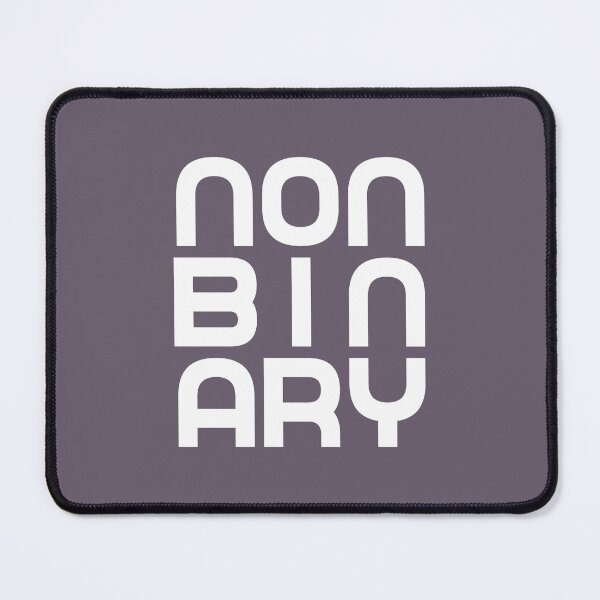 Item preview, Nonbinary 2023 (white) modern minimal logo designed and sold by UncutJorts.