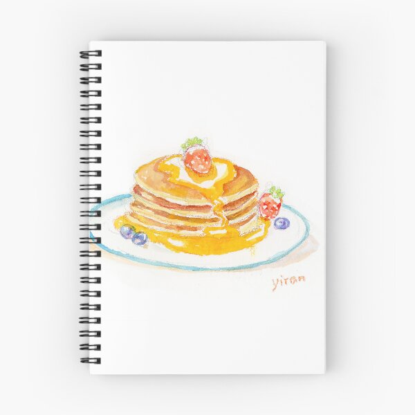 Aperçu de l'œuvre Crêpe au miel aquarelle créée et vendue par Yiran0121.