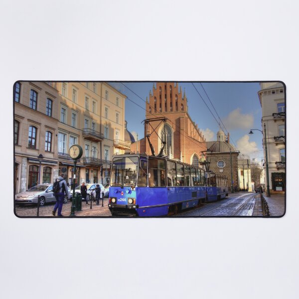 Item preview, Krakow tram and church  designed and sold by hawkie.
