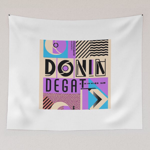 Item preview, "Retro-Modern Posture: A Bright and Bold Geometric Digital Poster" designed and sold by Sparkline.