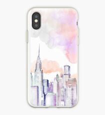 Pastel New York skyline iPhone Case