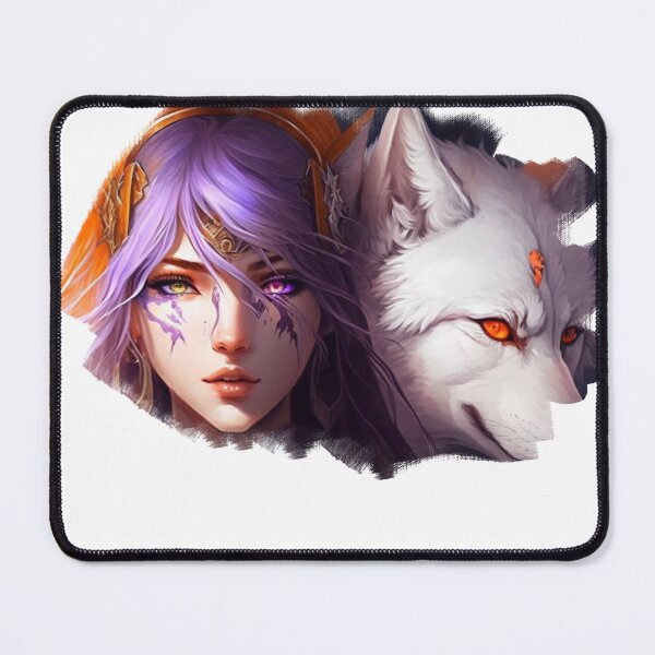 Item preview, An adventurous girl accompanied by a wolf designed and sold by Wolf-Bros.