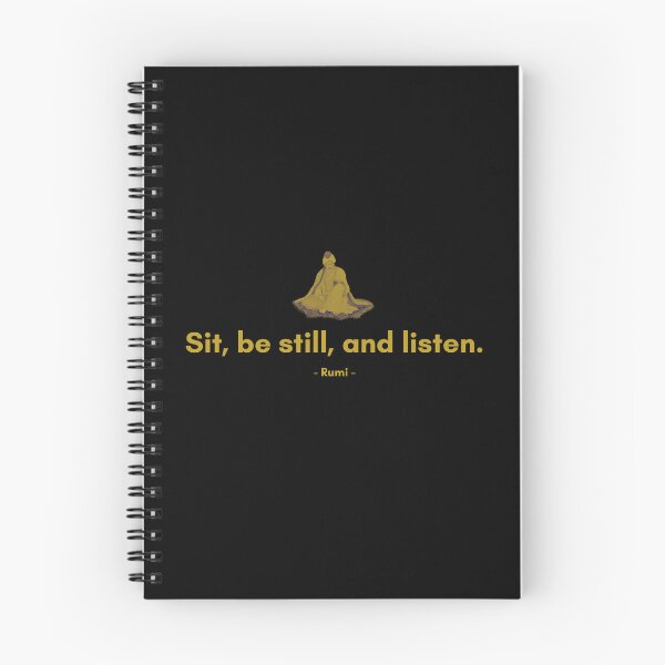 Item preview, Sit, be still, and listen. - Quote from Rumi designed and sold by Philosopherous.