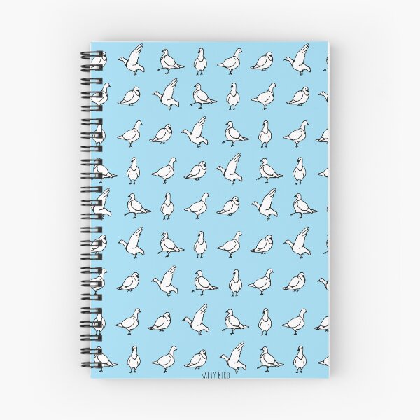 Item preview, pigeon pattern (blue) designed and sold by salty-bird.