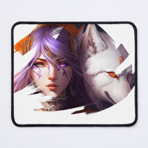 Item preview, An adventurous girl accompanied by a wolf designed and sold by Wolf-Bros.