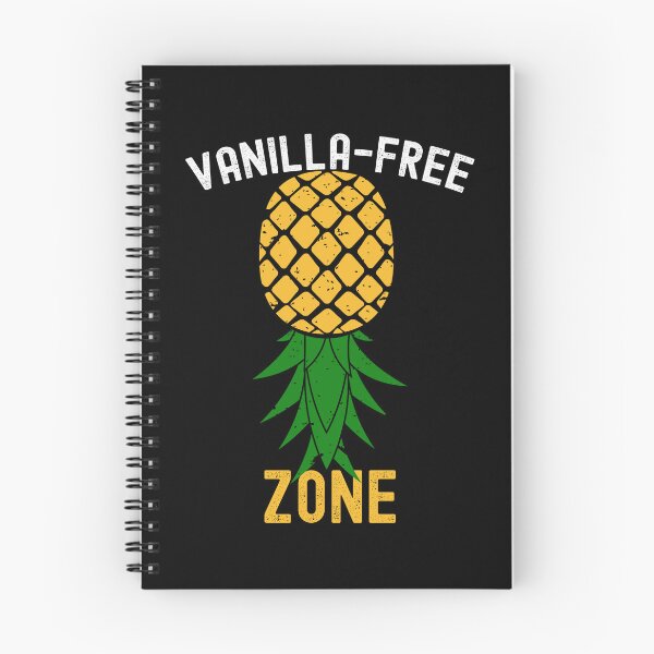Item preview, Vanilla-Free Zone Funny Upside Down Pineapple designed and sold by SharpThreadZ.