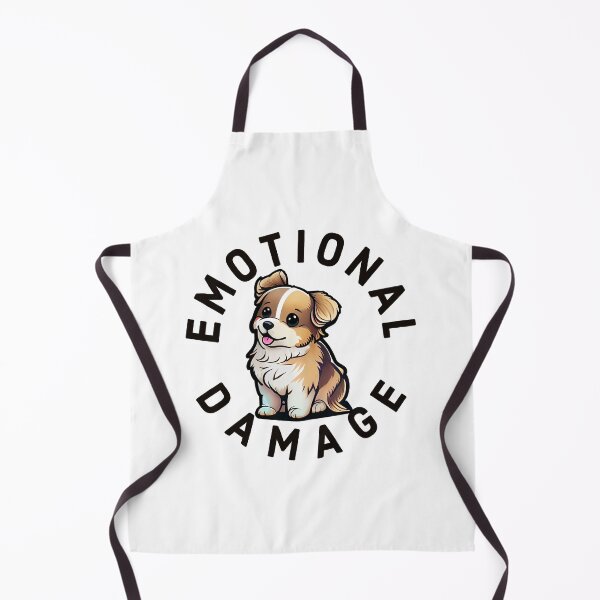 Aperçu de l'œuvre Cadeau de blague d'amant de chien de dommages émotionnels pour rire créée et vendue par GeoffBeattie.