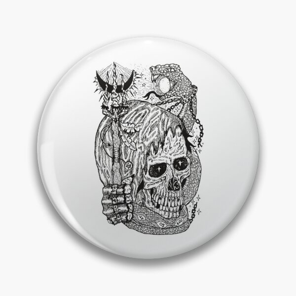 Item preview, Gothic Skull God - Gothic Halloween Theme  designed and sold by SmartShirtsS.