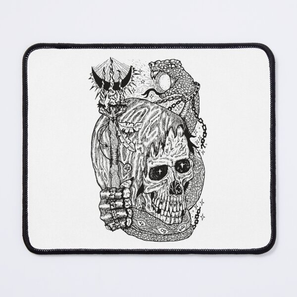 Item preview, Gothic Skull God - Gothic Halloween Theme designed and sold by SmartShirtsS.