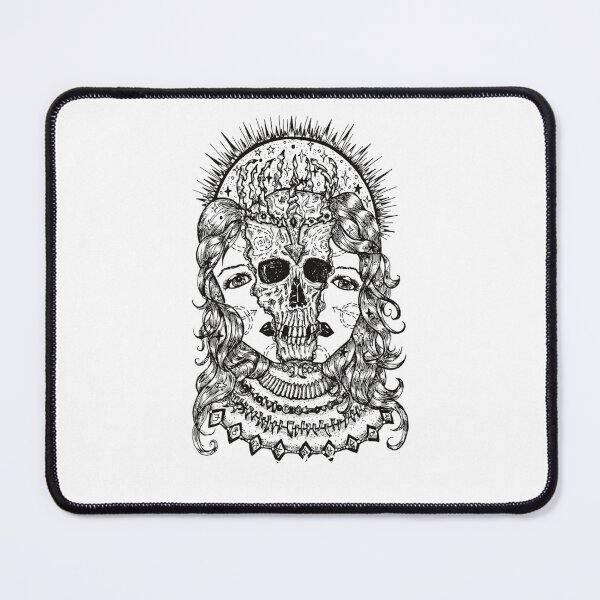 Item preview, Gothic Real Face Skull- Gothic Halloween Theme designed and sold by SmartShirtsS.