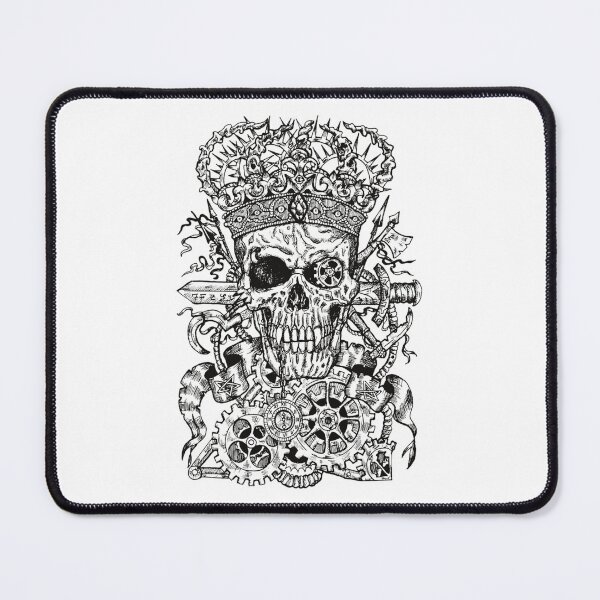 Item preview, Gothic Gear Skull With Sword - Gothic Halloween Theme  designed and sold by SmartShirtsS.
