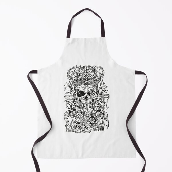 Item preview, Gothic Gear Skull With Sword - Gothic Halloween Theme  designed and sold by SmartShirtsS.