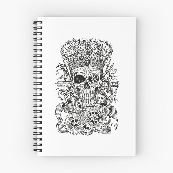 Item preview, Gothic Gear Skull With Sword - Gothic Halloween Theme  designed and sold by SmartShirtsS.