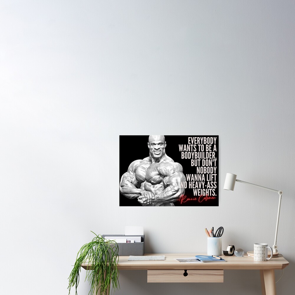 RONNIE COLEMAN - HEAVY A** WEIGHT QUOTE Coffee Mug for Sale by  HeavyLiftGift