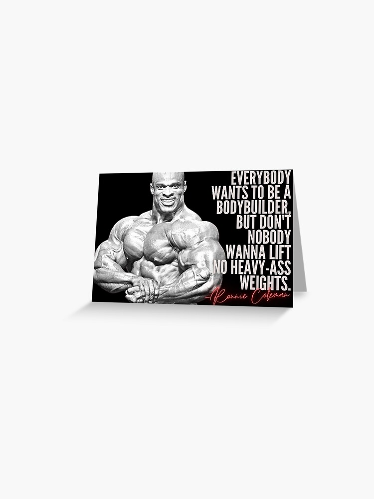 RONNIE COLEMAN - HEAVY A** WEIGHT QUOTE Coffee Mug for Sale by  HeavyLiftGift