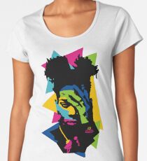 Basquiat color Women's Premium T-Shirt
