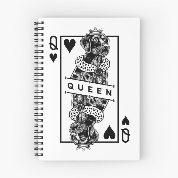 Item preview, German Wirehaired Pointer Queen Of Hearts Dog Lover Pop Art designed and sold by GrandeDuc.