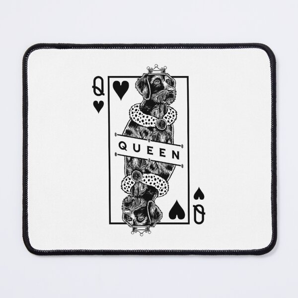 Item preview, German Wirehaired Pointer Queen Of Hearts Dog Lover Pop Art designed and sold by GrandeDuc.