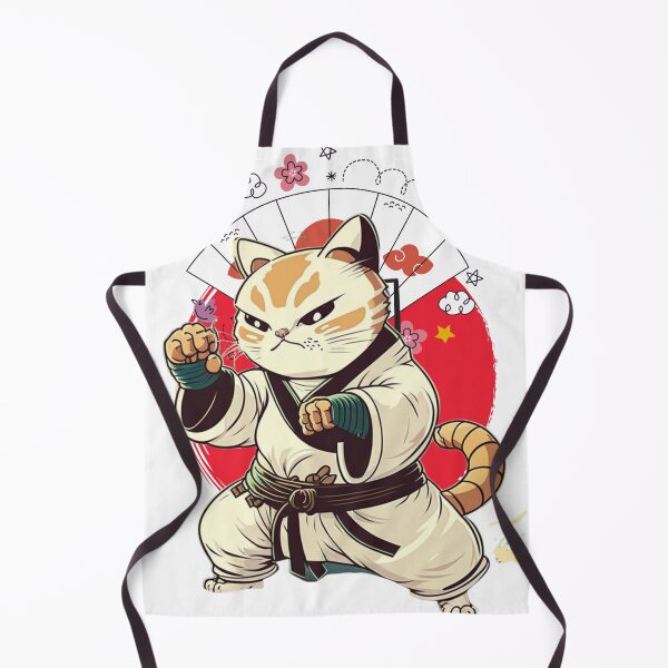 Item preview, "Paws of Fury: Unleash Your Inner Karate Cat!" designed and sold by Johnsdesigns1.