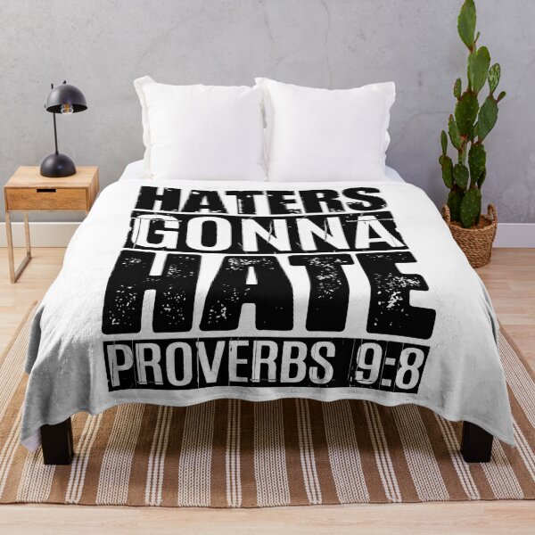 Item preview, Haters Gonna Hate - Proverbs 9:8 designed and sold by plushism.