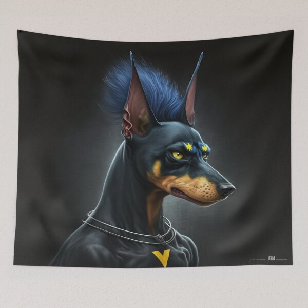 Item preview, Super_Saiyan blue_Doberman designed and sold by steveykh.