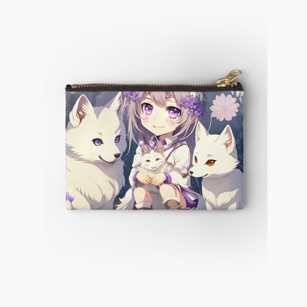Item preview, An adventurous girl with two cute wolves designed and sold by Wolf-Bros.