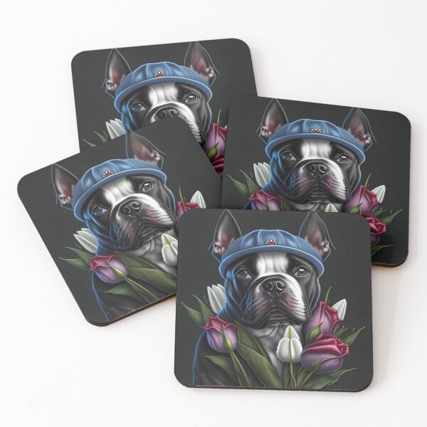 Item preview, Staffy And Tulips designed and sold by Nocturne  Paws.