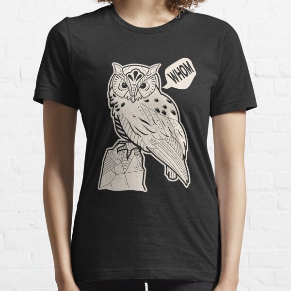 Donna OWL Good Tutto è benissimo Illustrazione del gufo ottimista Maglietta con Collo a V 