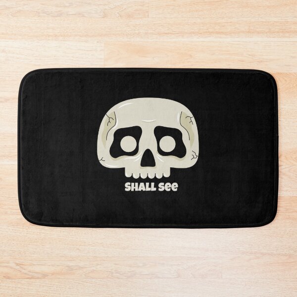 Item preview, Eyes of the Beholder The "Shall See" Skull Design Sticker designed and sold by majnate.