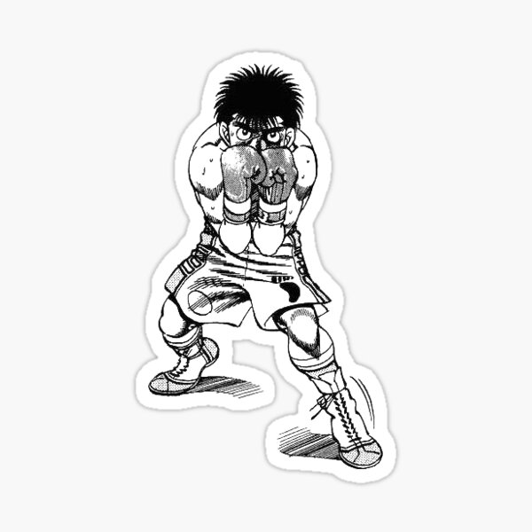 Hajime no Ippo Motivation Sticker for Sale by isaaclns