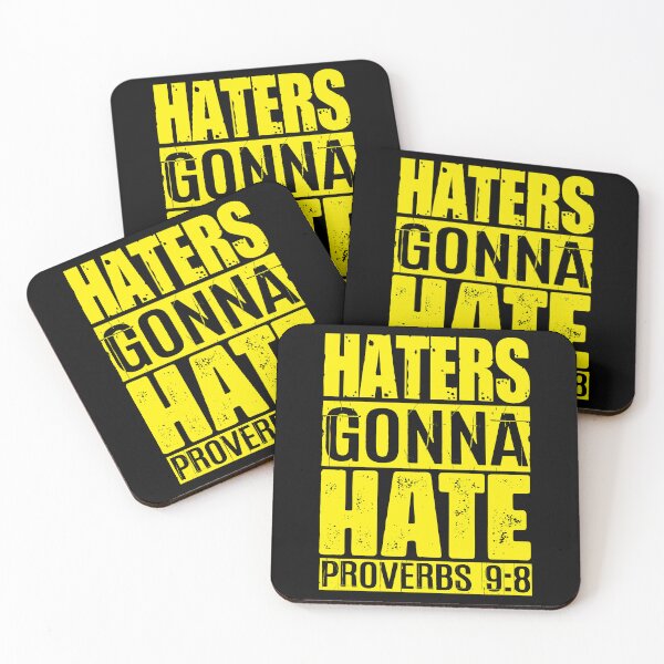 Item preview, Haters Gonna Hate - Proverbs 9:8 designed and sold by plushism.