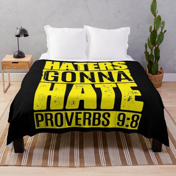 Item preview, Haters Gonna Hate - Proverbs 9:8 designed and sold by plushism.