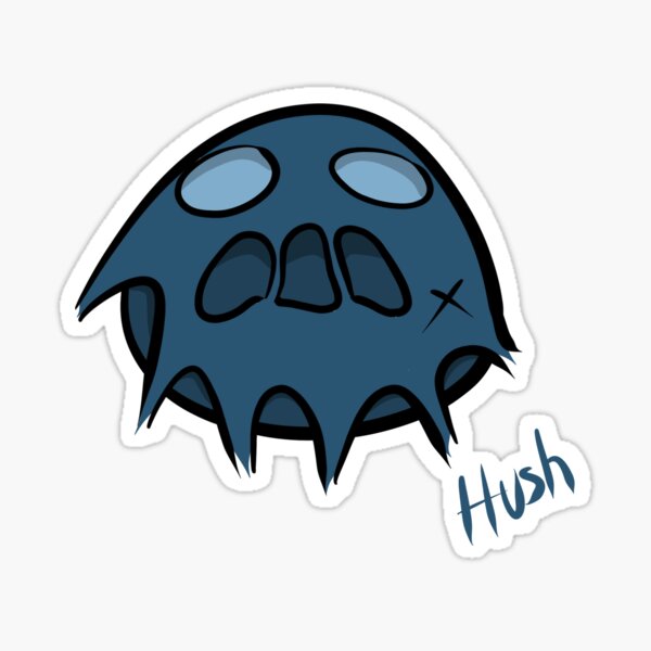 Hush - The Binding of Isaac Sticker