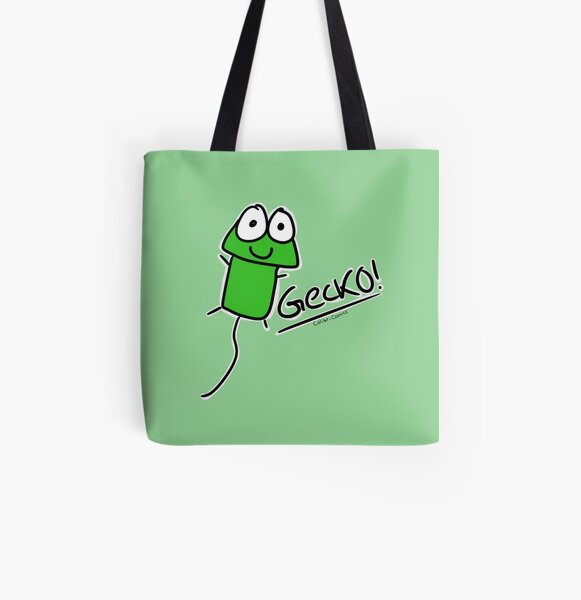 Gecko! Allover-Print Tote Bag